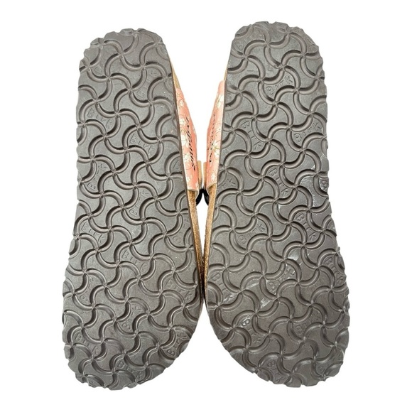 Birkenstock Women's Papillio by Birkenstock Pink Floral Gizeh Sandals Size  7 - Picture 3 of 9